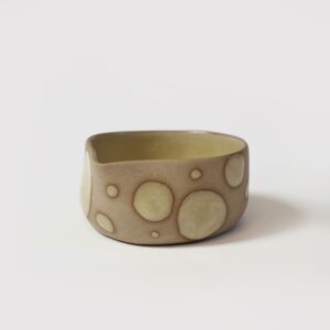 Pouring Stoneware yellow bowl